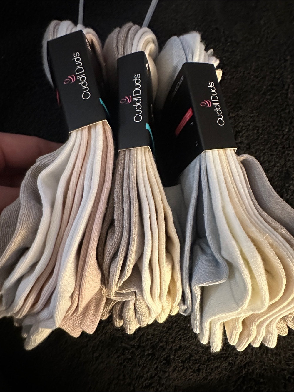Cuddl Duds Low Cut Micro Plushfill Socks Shoe Size 4-10 NWT 14 PAIR - Picture 3 of 4